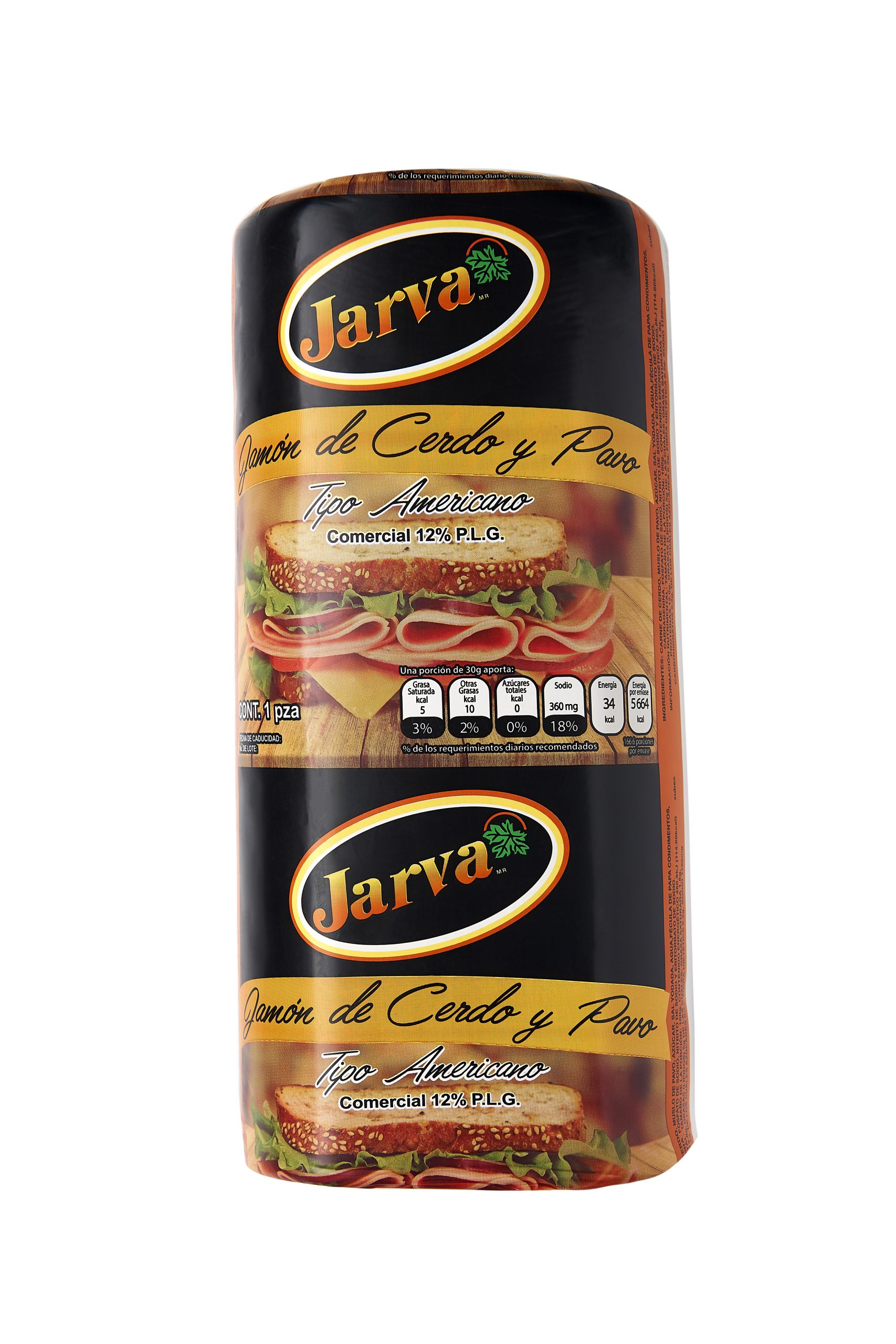 Jamón de Cerdo y Pavo Tipo Americano Ovalado