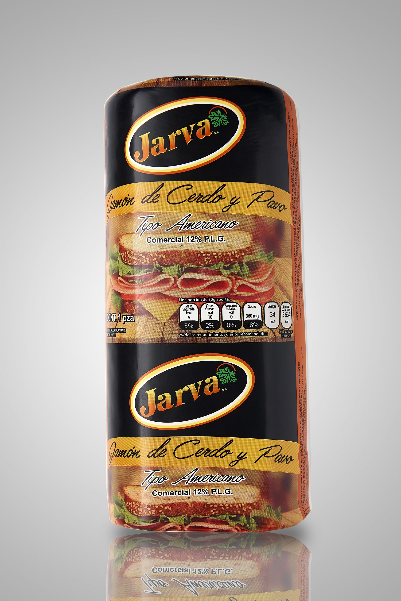 Jamón de Cerdo y Pavo Tipo Americano Ovalado