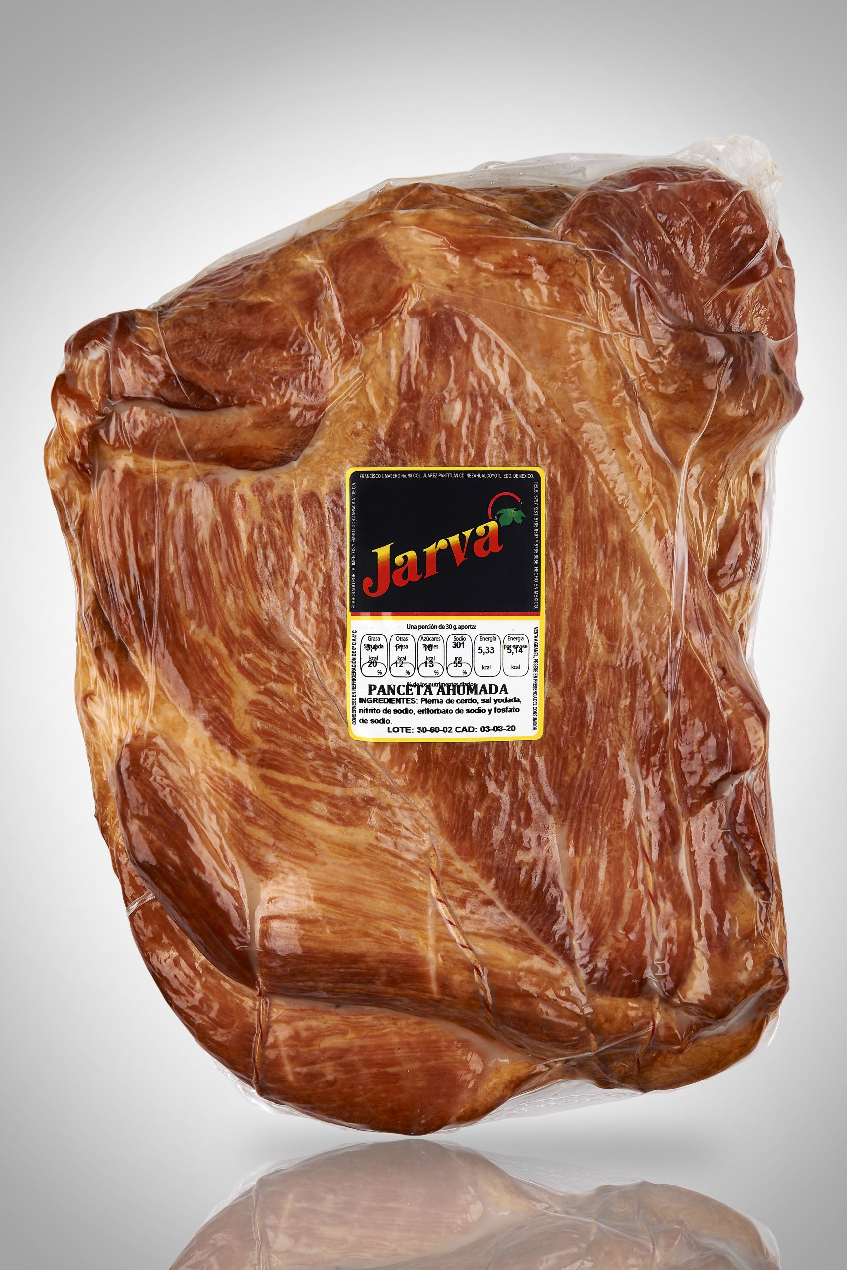 Tocino Ahumado de Pierna de Cerdo "Panceta"