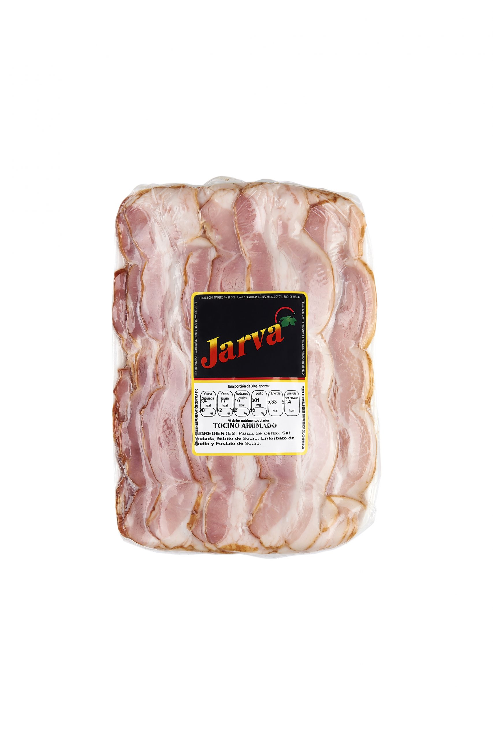 Tocino Ahumado de Costilla de Cerdo Rebanado